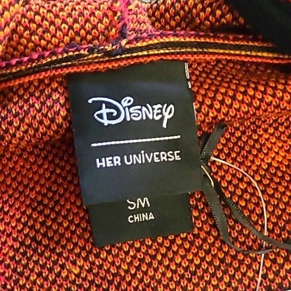 🆕️NWT Disney Hocus Pocus Dani Hooded Fringe Halloween Witch Cardigan Size Small - Picture 6 of 16